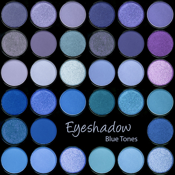 eyeshadows in tinten van paars - Foto, afbeelding