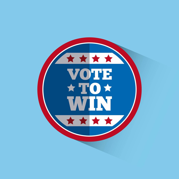 US presidential voting concept - Vector, Image
