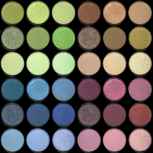 palette of eyeshadows in colored tones - Foto, Imagem