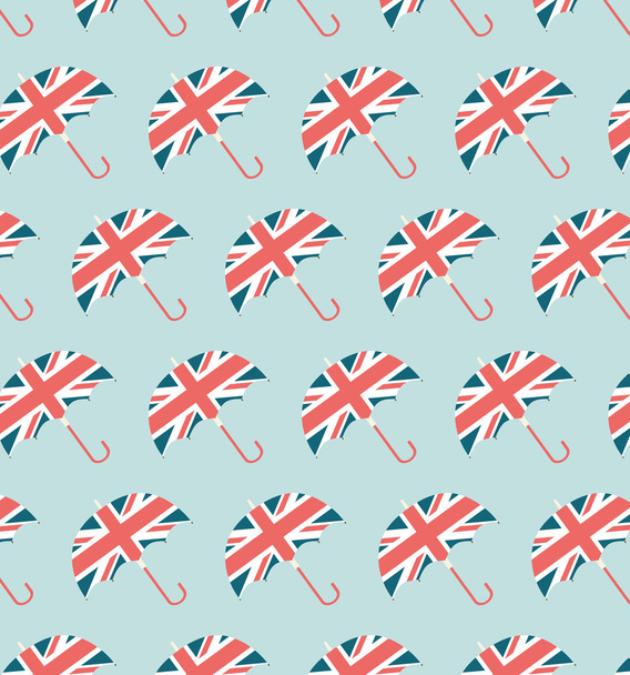 London Umbrella Pattern  - Vector, Image