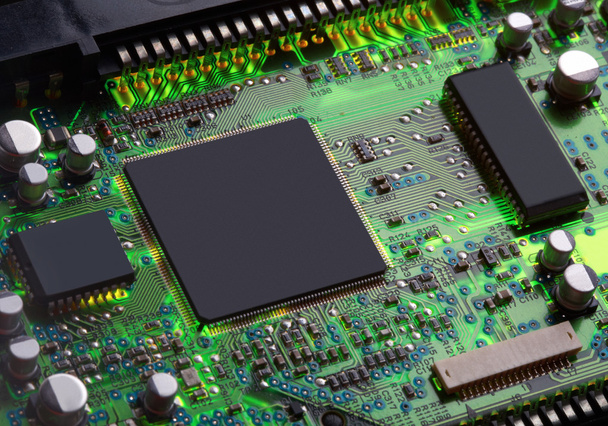elektronische circuit bord - Foto, afbeelding
