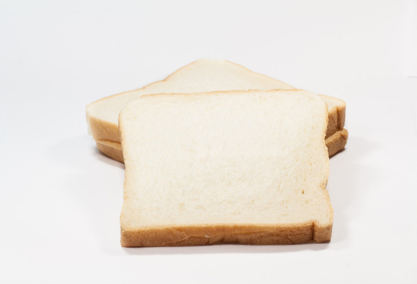 slice white bread toast - Foto, afbeelding