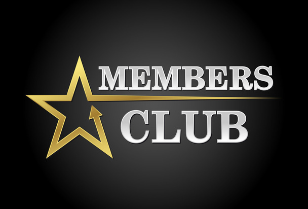 Members club sign - Photo, Image
