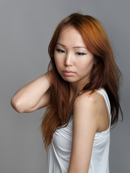 Asian woman posing - Фото, изображение