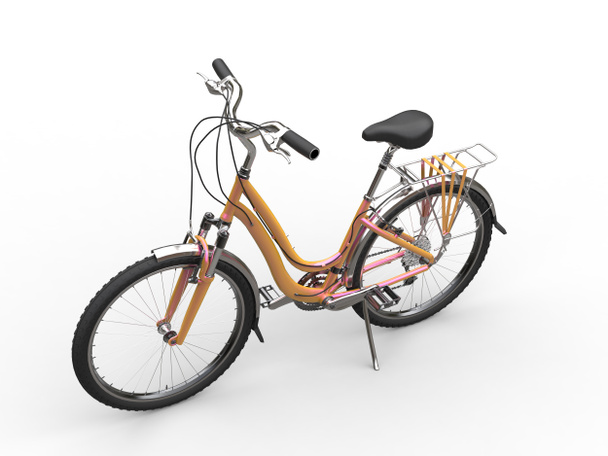 Tweetonige comfort fiets - Foto, afbeelding