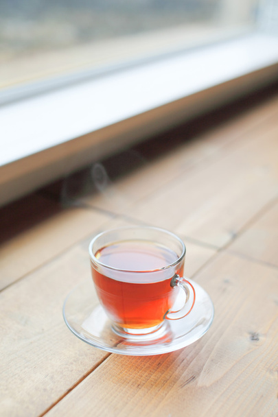 schwarzer Tee im Café - Foto, Bild