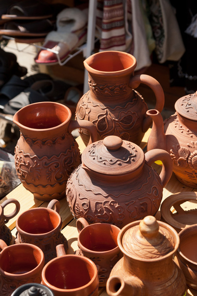 Jarros de cerâmica
 - Foto, Imagem