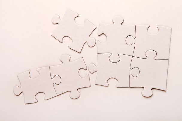 White jigsaw puzzle - Foto, Bild
