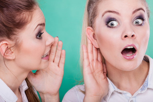 Two teenagers shares secrets, gossip - Photo, Image