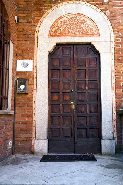  Lombardia Włochy stary bruk Kościół milano - Zdjęcie, obraz