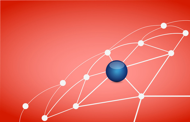 link network of connections. illustration design - Photo, Image