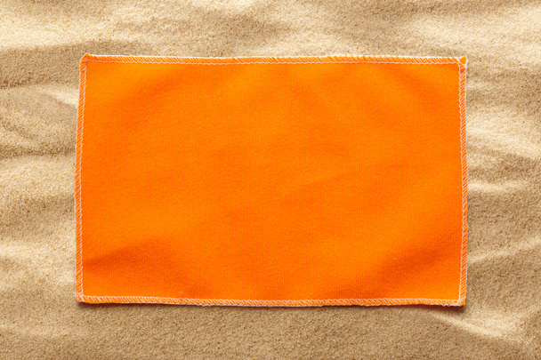 Πορτοκαλί πανάκι καθαρισμού για γυαλιά - Φωτογραφία, εικόνα
