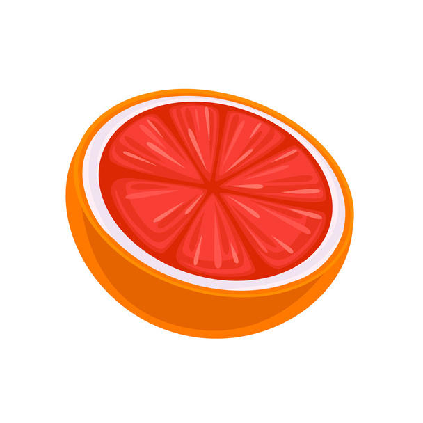 Juicy Grapefruit icon - Vektori, kuva