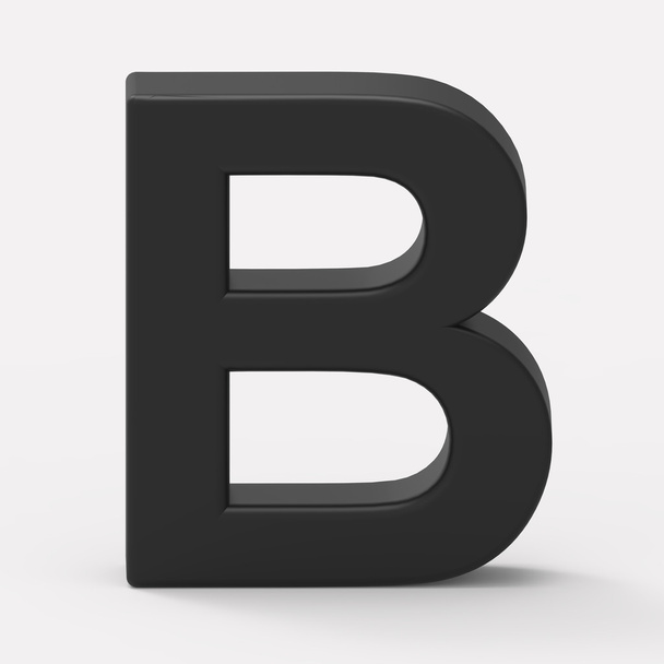 black letter B - Фото, изображение