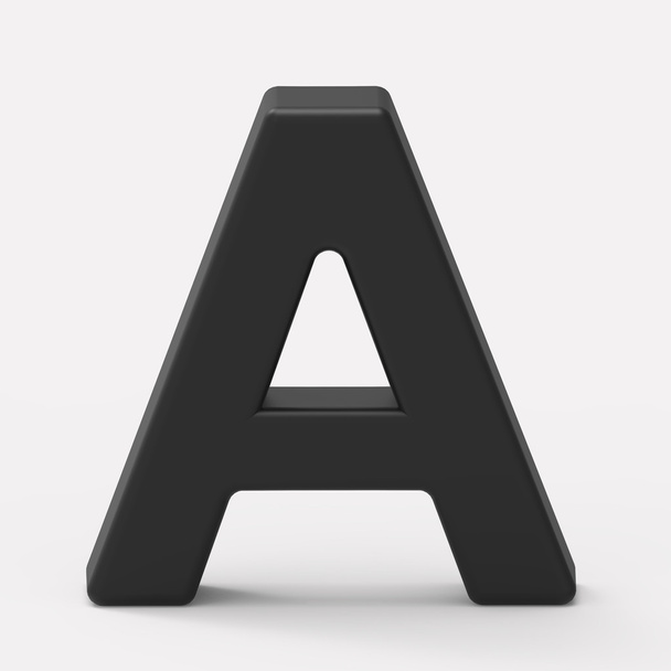 black letter A - Фото, изображение