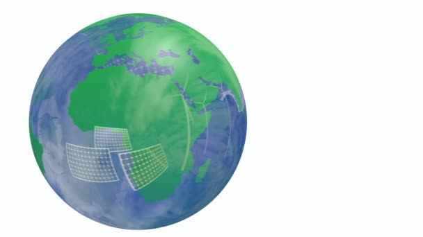 Énergie renouvelable globe terrestre
 - Séquence, vidéo