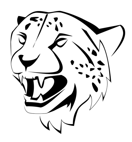 Cheetah vector - Vector, afbeelding