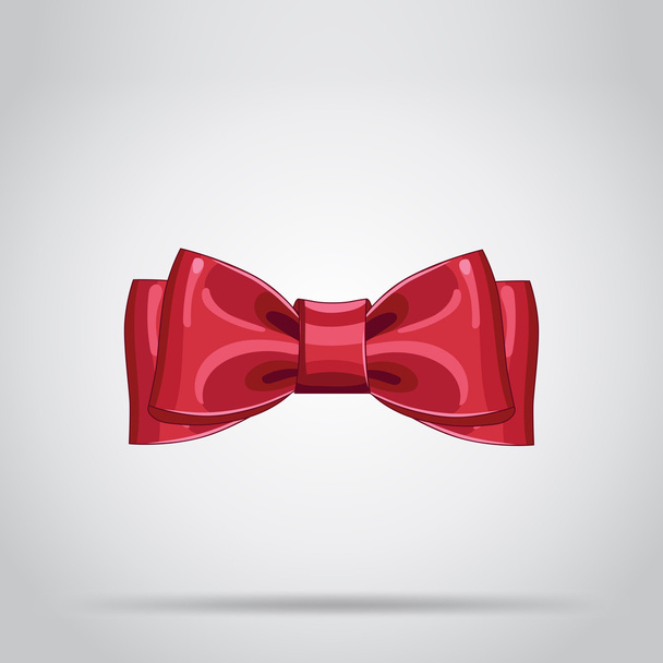 Red bow isolated - 写真・画像