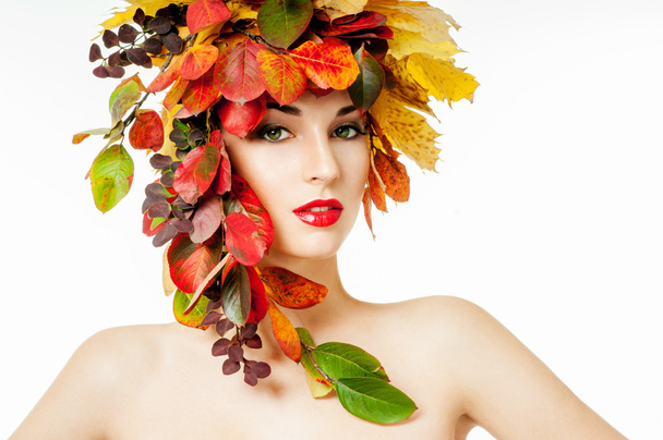 Autumn Woman Fashion Portrait - Photo, image