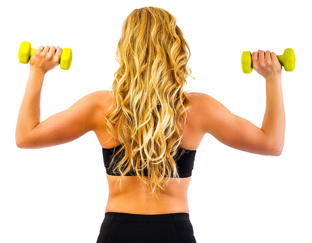Подходящая женская тренировка на спине
 - Фото, изображение