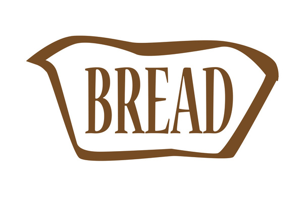 Bread Outline Icon - Vector, Image