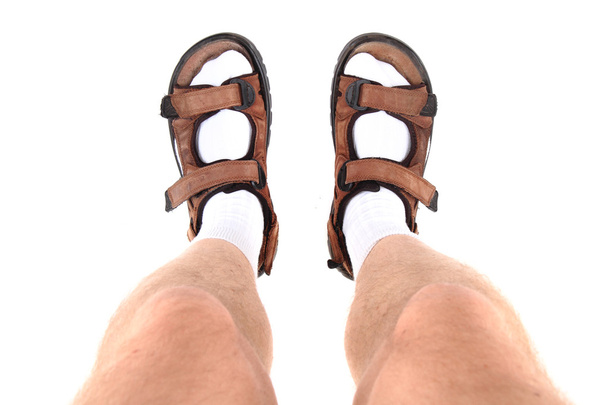 sukat ja sandaalit tsekki turisti symboli
 - Valokuva, kuva