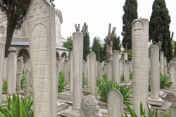 Friedhof der suleymaniye Moschee - istanbul - Foto, Bild