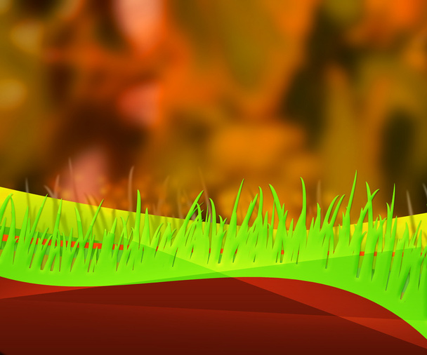 Orange Nature Grass Abstract Background - Fotó, kép