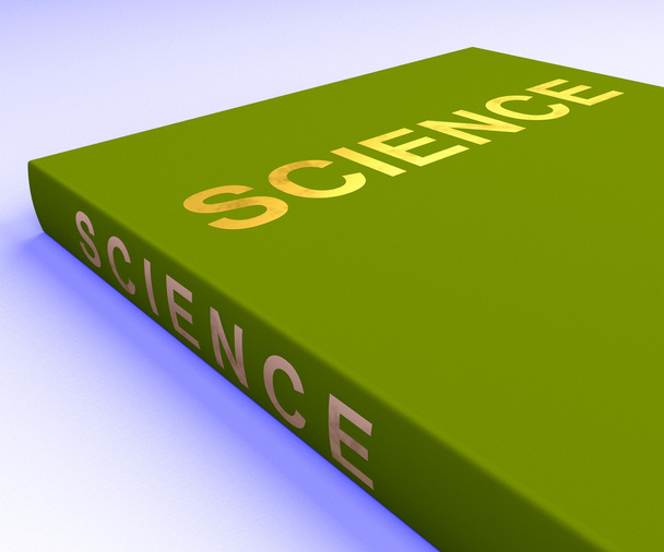 wetenschap boek toont onderwijs en leren - Foto, afbeelding