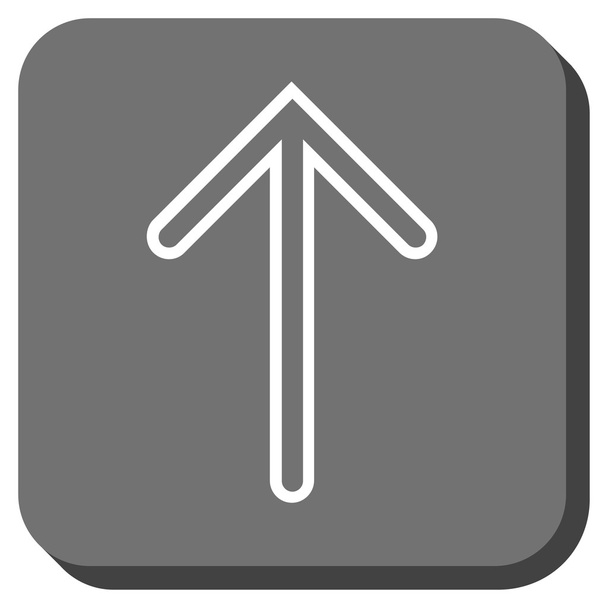 Arrow Up Rounded Square Vector Icon - Διάνυσμα, εικόνα