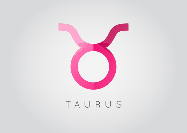 Taurus Constellation. Detailed Stylish Zodiac Icon - Vektör, Görsel