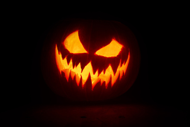 Halooween pumpkin's grin - Photo, Image
