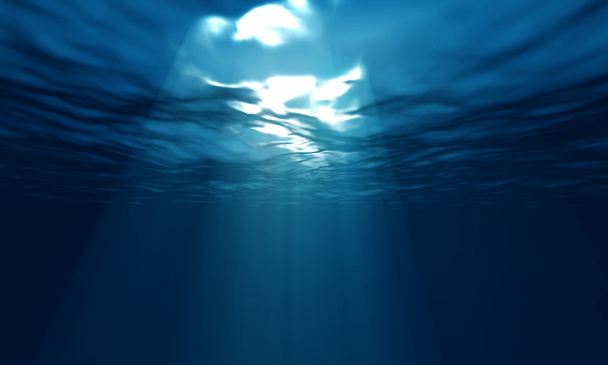 свет под водой в океане
 - Фото, изображение