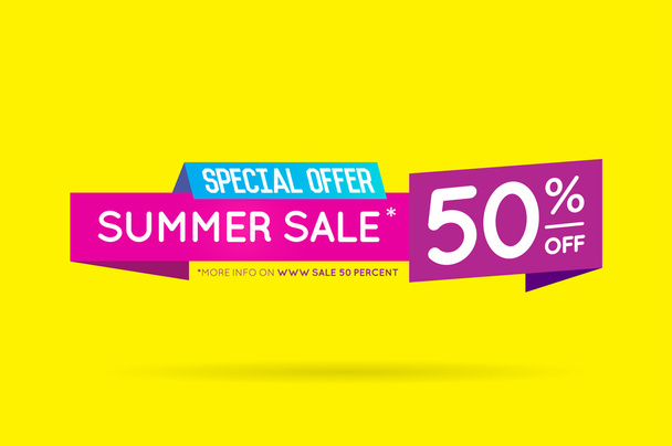 Sale Sign Banner - Vector, Image