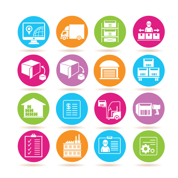 Web icons set. Vector illustration  - Vector, Image