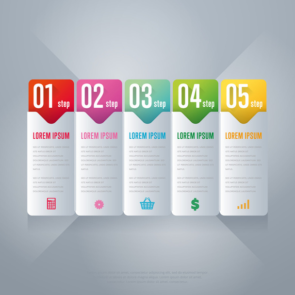 Infographics business concept of strage template. - 写真・画像