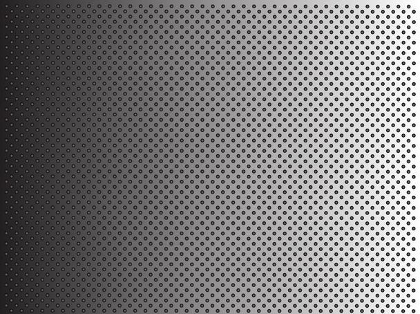 Modèle perforé en aluminium
 - Photo, image