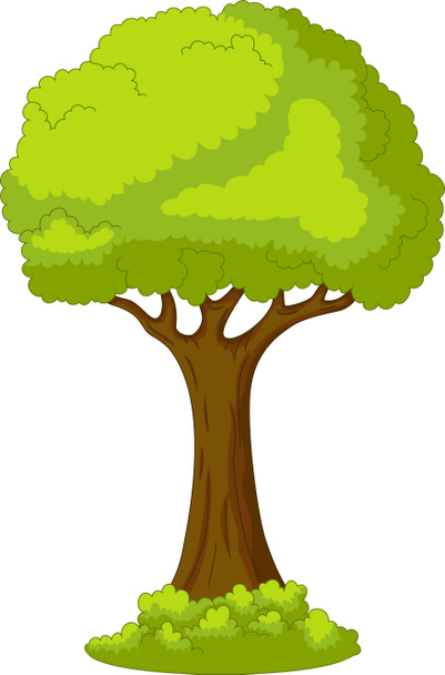 tree cartoon for you design - Photo, Image