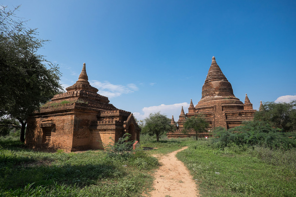 Bagan 'daki tapınaklar, Myanmar - Fotoğraf, Görsel