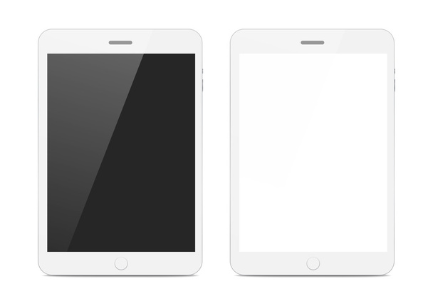 Two white tablets  - Vektor, obrázek