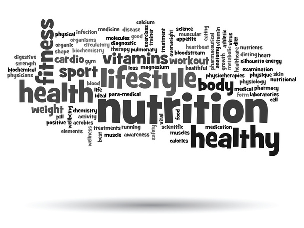 health diet word cloud  - Photo, Image