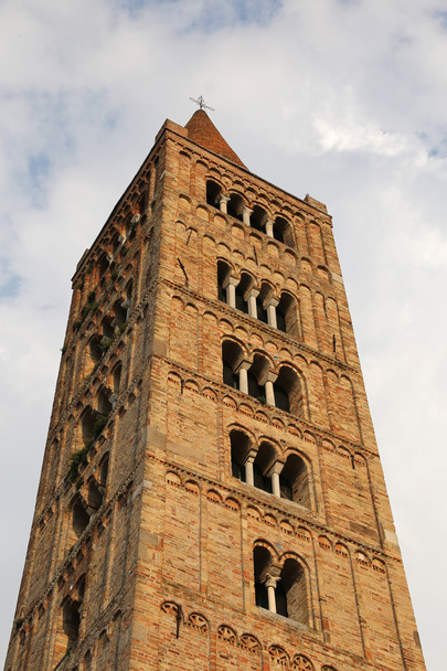 ancient Pomposa abbey bell tower - Photo, Image