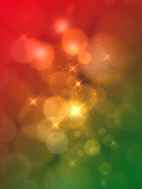 Christmas background with golden bokeh effect  - Photo, Image