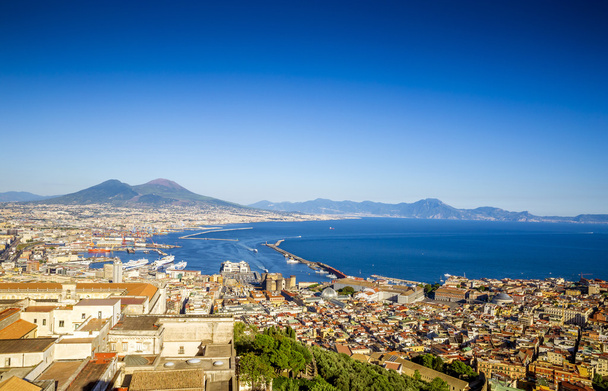 Panorama of Naples city in Italy - Photo, Image