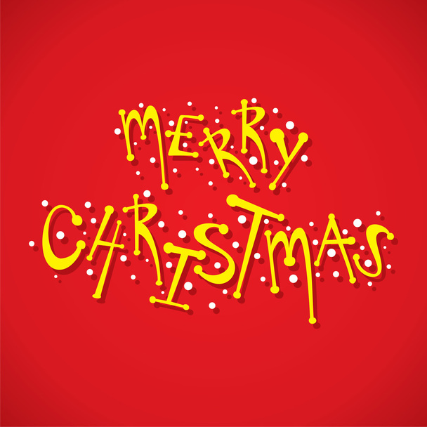 Καλά Χριστούγεννα σχεδιασμό ευχετήριων καρτών - Διάνυσμα, εικόνα