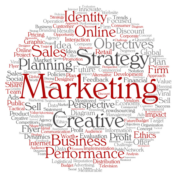 Business marketing szó felhő - Fotó, kép