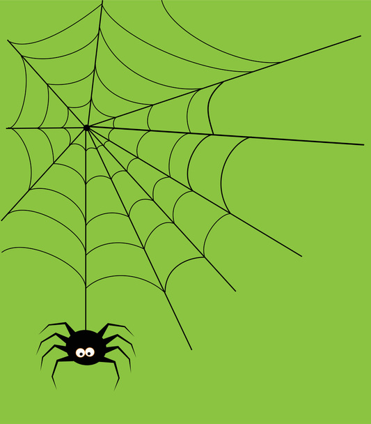 Happy Halloween Spider - ベクター画像