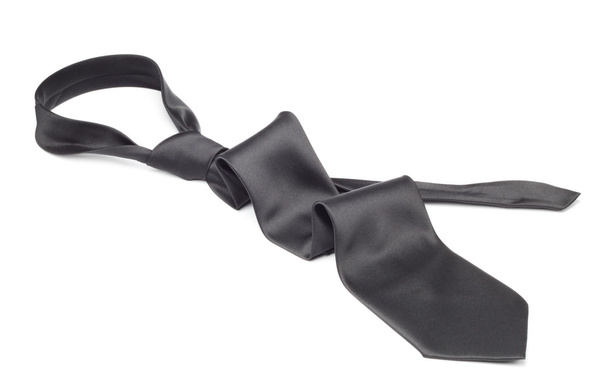 Corbata negra quitada
 - Foto, Imagen