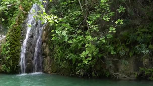 Adonis waterfall, baths. Cyprus. - Footage, Video
