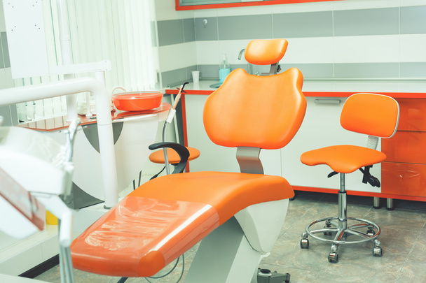 Dental modern office. Dentistry interior. Medical equipment. Dental clinic - Fotó, kép